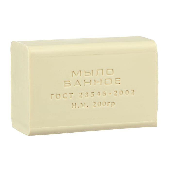 Мыло туалетное "Банное" Ординарное без обертки, 200 г - Фото 1