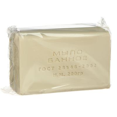 Мыло туалетное «Банное» Ординарное в прозрачной обертке, 200 г