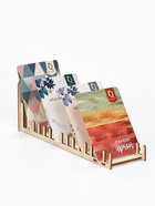 Подставка под открытки 15 ячеек, 8.4×27×11 см, толщина 3 мм, цвет бежевый - фото 59326345