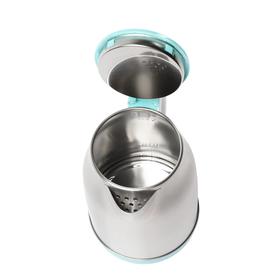 

УЦЕНКА Чайник электрический Sakura SA-2147BL, металл, 1.8 л, 1800 Вт, голубой