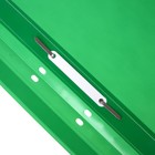 Папка-скоросшиватель Calligrata, А4, 180 мкм, зелёная, прозрачный верх, с перфорацией - Фото 3