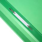 Папка-скоросшиватель Calligrata, А4, 180 мкм, зелёная, прозрачный верх - Фото 3