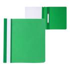 Папка-скоросшиватель Calligrata, А5, 180 мкм, зелёная, прозрачный верх - фото 295166199