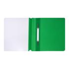 Папка-скоросшиватель Calligrata, А5, 180 мкм, зелёная, прозрачный верх - Фото 3
