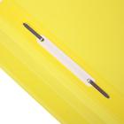 Папка-скоросшиватель Calligrata, А5, 180 мкм, жёлтая, прозрачный верх - Фото 3