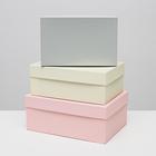 Набор коробок 3 в 1 "Античный", 23 х 16 х 9,5 - 19 х 12 х 6,5 см 6938636