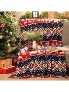 Плед флисовый новогодний «Экономь и Я. Олени», 150×130 см - Фото 4