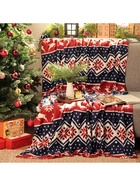 Плед флисовый новогодний «Экономь и Я. Олени», 150×130 см - Фото 4