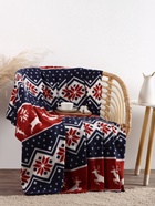 Плед флисовый новогодний «Экономь и Я. Олени» 150×200 см - Фото 5