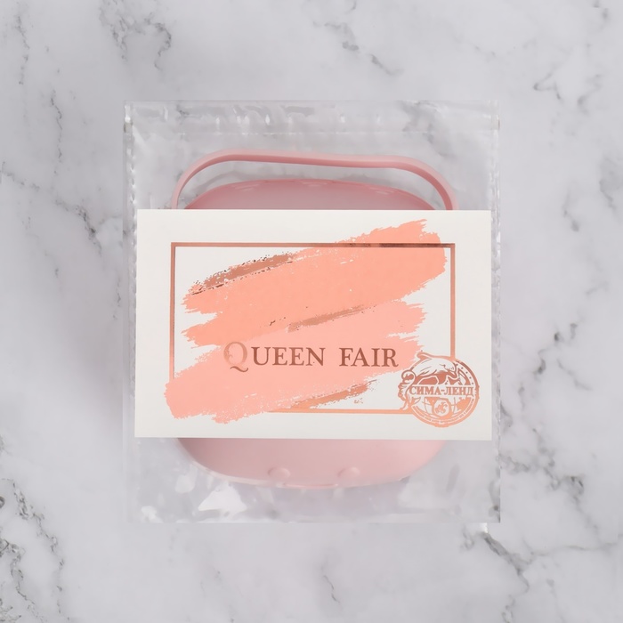 Щётка-массажёр с резервуаром, универсальная, силиконовая, 8,5 × 8,5 см, цвет МИКС 22436