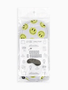 Маска для сна Good vibes, 19×8.5 см, резинка одинарная, белая, жёлтая - Фото 4