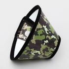 Ветеринарный воротник №7, обхват шеи 16-18 см, высота 8.5 см, цвет хаки - Фото 2