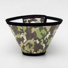 Ветеринарный воротник №6, обхват шеи 19-22.5 см, высота 10.5 см, цвет хаки - Фото 4