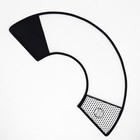 Ветеринарный воротник №4, обхват шеи 26-31 см, высота 13 см, чёрный - Фото 5