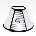 Ветеринарный воротник №4, обхват шеи 26-31 см, высота 13 см, чёрный - Фото 8