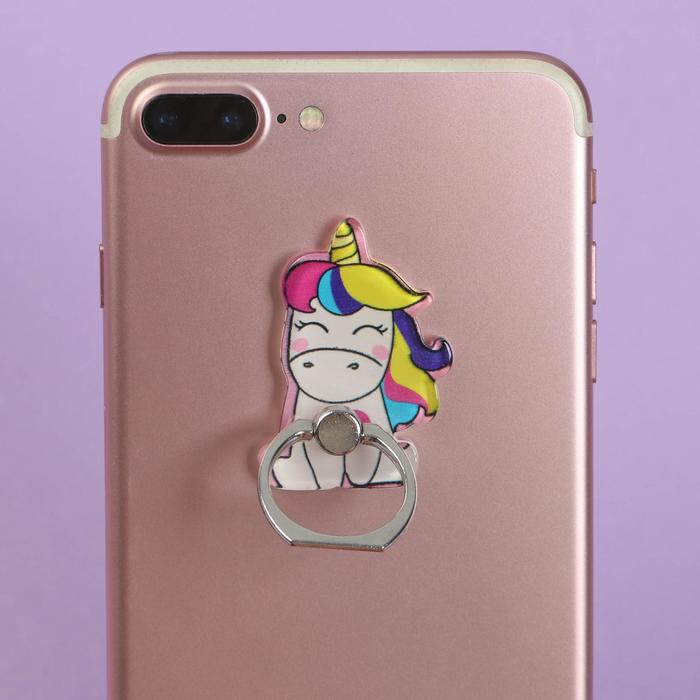 Держатель для телефона «Единорог», 3,2 х 4,4 см - Фото 1