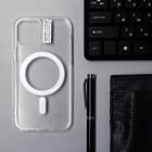 Чехол LuazON для iPhone 12/12 Pro, поддержка MagSafe, пластиковый, прозрачный 6253197 - фото 14848128