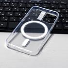 Чехол LuazON для iPhone 12 mini, поддержка MagSafe, пластиковый, прозрачный - фото 51452862 Чехол LuazON для iPhone 12 mini, поддержка MagSafe, пластиковый, прозрачный - фото 51452862