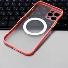 Чехол LuazON для iPhone 12 Pro Max, поддержка MagSafe, с окантовкой, пластиковый, розовый - Фото 3