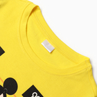 Футболка детская Mickey Микки Мауc, рост 98-104, жёлтый - Фото 3