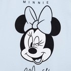 Футболка детская "Minnie" Минни Маус, рост 86-92, цвет голубой - Фото 9