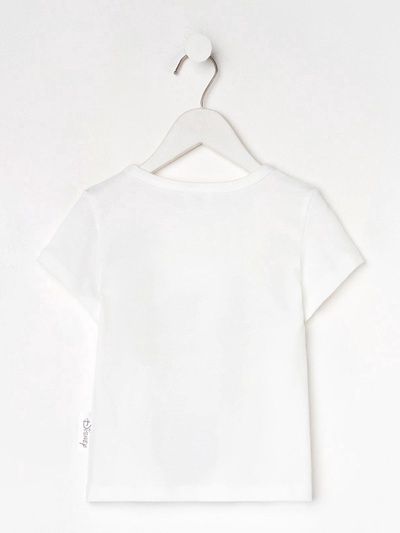 Футболка для девочки KAFTAN «Принцесса», белая, размер 30 (98-104 см)