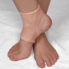 Силиконовый бандаж на голеностоп, с магнитами, 12.5×7 см, бежевый - Фото 2