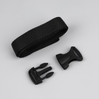 Держатель для лямок рюкзака: фастекс 20 мм, стропа 1 м, чёрный - Фото 2