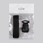 Держатель для лямок рюкзака: фастекс 20 мм, стропа 1 м, чёрный - Фото 3