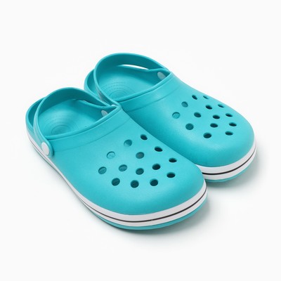 Пантолеты пляжные ЭВА женские цвет бирюза, размер 37