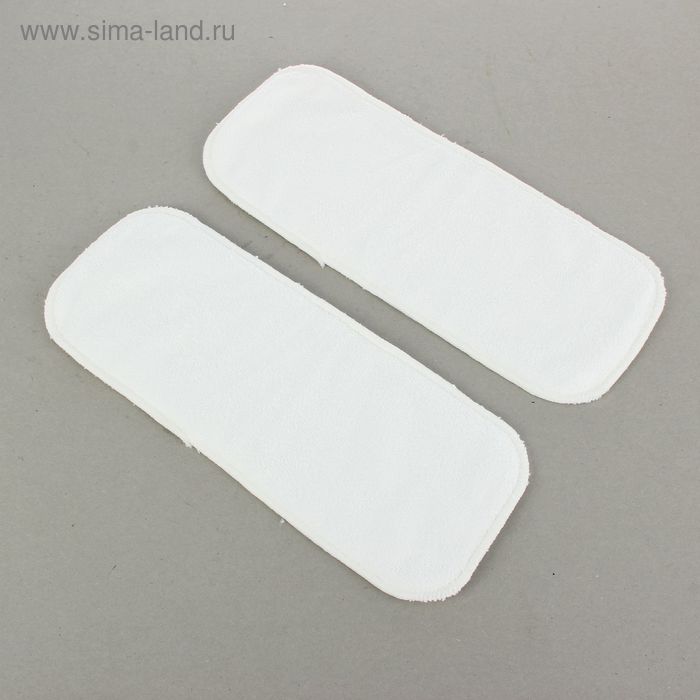 Впитывающий вкладыш для многоразового подгузника из микрофибры (набор 2 шт.) - Фото 1