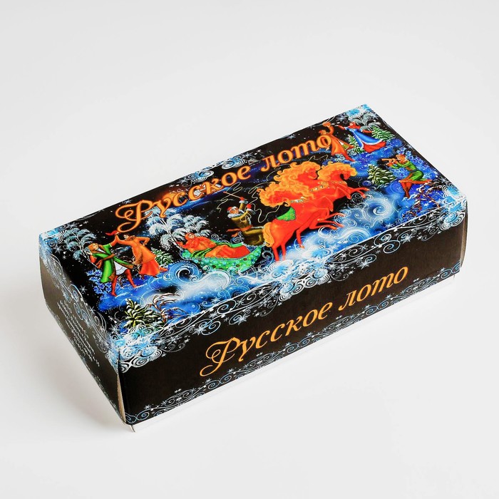 Русское лото "Новогодняя сказка", в картонной коробке, 26 х 12 х 8.5 см - фото 1882192804