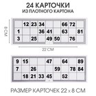 Русское лото "Новогодняя сказка", карточка 22 х 8 см - фото 9249403