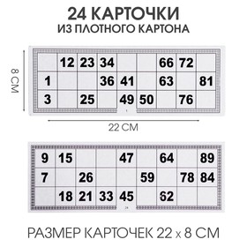 Русское лото "Новогодняя сказка", в картонной коробке, 26 х 12 х 8.5 см 6910810