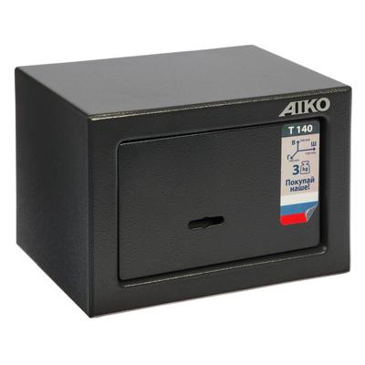Сейф мебельный ключевой AIKO T – 140 KL, 195×140×140 мм, цвет чёрный