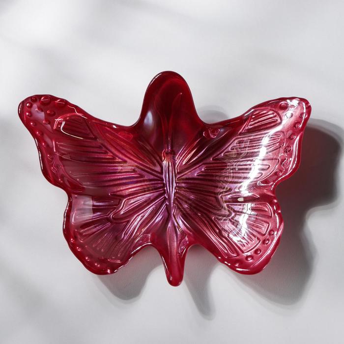 Тарелка «Бабочка», 21×16 см - Фото 1