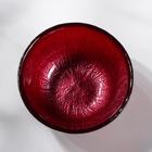 Салатник «Кувшинка», 150 мл, d=10 см, цвет красный - Фото 2