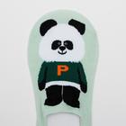 Носки-невидимки женские «Панда» цвет зелёный, размер 23-25 (36-40) - Фото 2