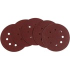 Круг абразивный шлифовальный под «липучку» ТУНДРА, перфорированный, 150 мм, Р40, 5 шт. - Фото 5