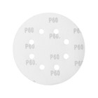 Круг абразивный шлифовальный под "липучку" ТУНДРА, перфорированный, 150 мм, Р60, 5 шт. - фото 6415067
