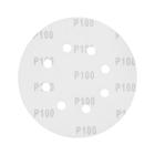 Круг абразивный шлифовальный под "липучку" ТУНДРА, перфорированный, 150 мм, Р100, 5 шт. - фото 7290415