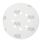 Круг абразивный шлифовальный под «липучку» ТУНДРА, перфорированный, 150 мм, Р220, 5 шт. - Фото 7