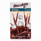 Бисквитные палочки Biscolata в молочном шоколаде с кокосовой стружкой, 32 г - Фото 2