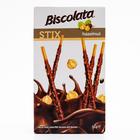 Бисквитные палочки Biscolata Stix Hazelnut в молочном шоколаде с лесным орехом, 32 г - Фото 2