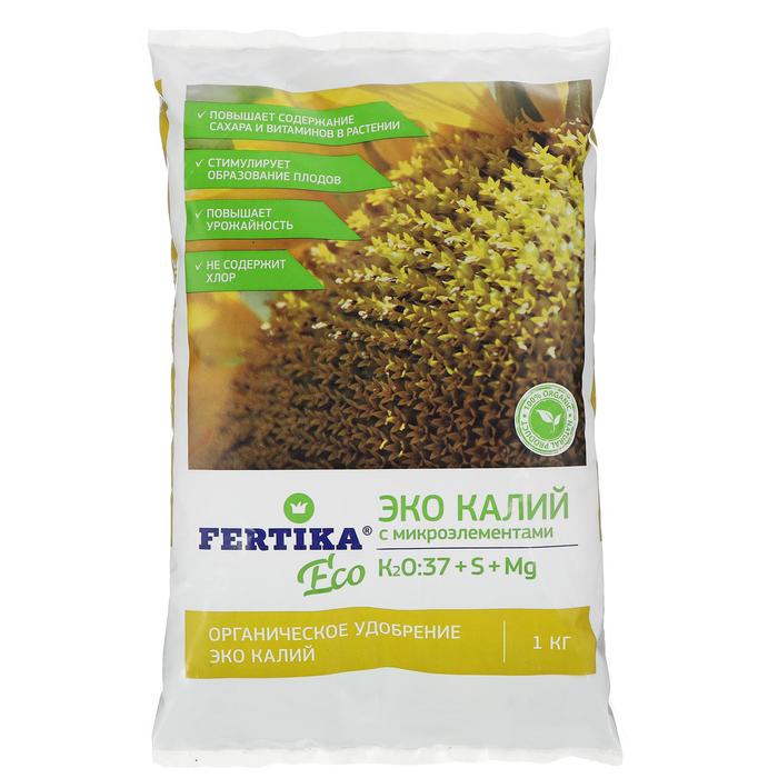 Удобрение Фертика, ЭКО Калий, 1 кг - Фото 1