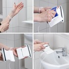 Магнитная щётка для мытья окон с двух сторон Доляна, с водосгоном, на стекло 8-16 мм - Фото 3