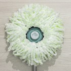 Швабра с отжимом и ведро с металлической центрифугой, 14,4 л, запасная насадка из микрофибры, цвет МИКС - Фото 12