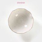 Салатник Доляна «Млечный путь», 300 мл, d=13.5 см, фарфор, белый в крапинку - Фото 2