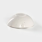 Салатник Доляна «Млечный путь», 300 мл, d=13.5 см, фарфор, белый в крапинку - Фото 3