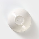 Салатник фарфоровый Доляна «Млечный путь», 400 мл, d=13,5 см, цвет белый в крапинку - Фото 4